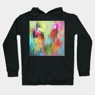 Red Flower Candy Meadow Hoodie